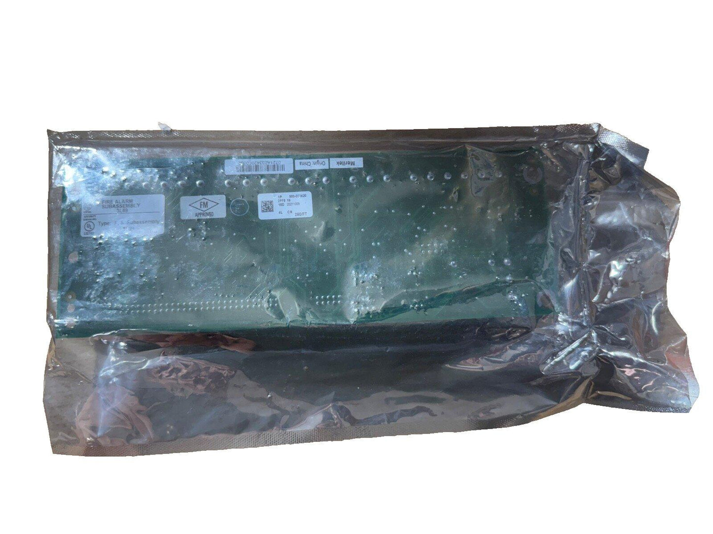 FM Approved fire alarm subassembly in anti-static packaging, new surplus equipment
