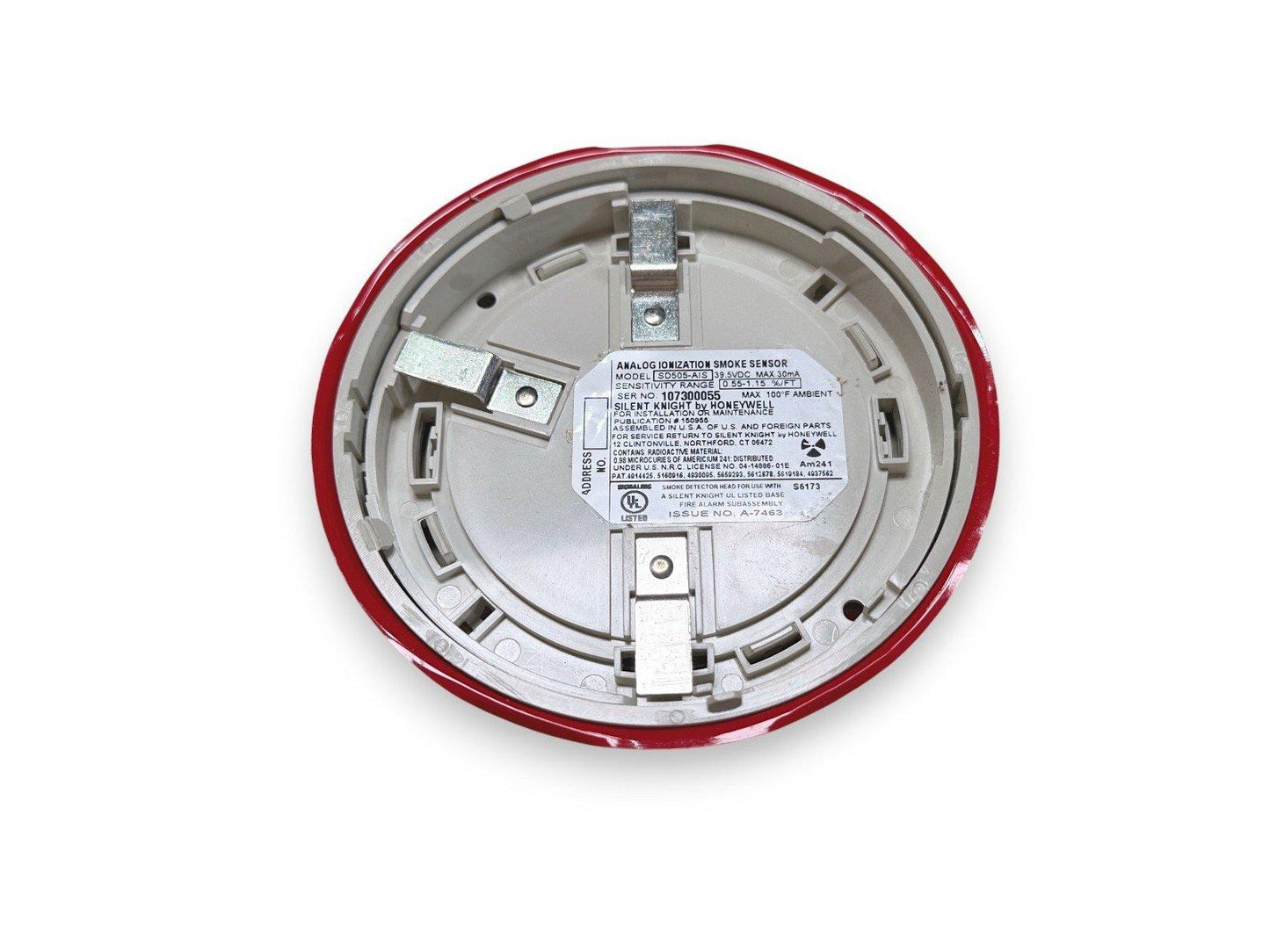 Silent Knight SD505-AIS Fire Alarm Analog Ionization Smoke Detector (NEW)