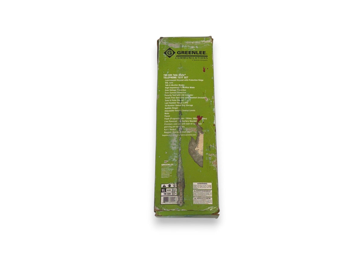 Greenlee Communications TM-500 Telephone Test Set (NEW IN BOX)