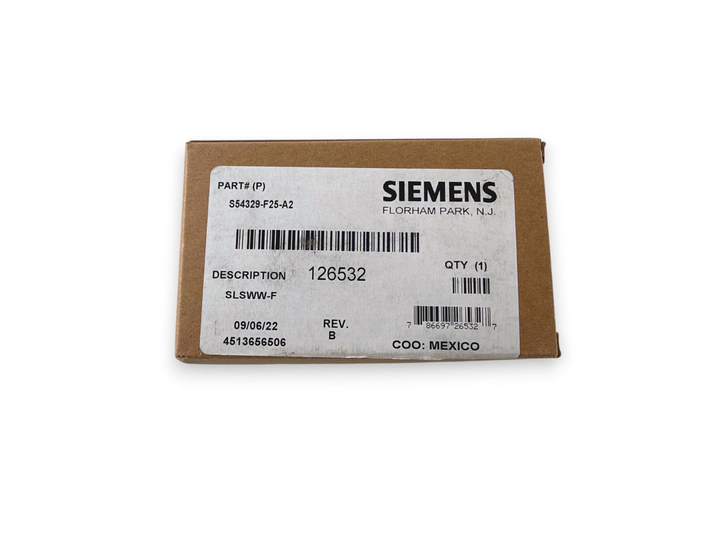 Siemens SLSWW-F S54329-F25-A2 Fire Alarm Strobe Wall White (NEW IN BOX)