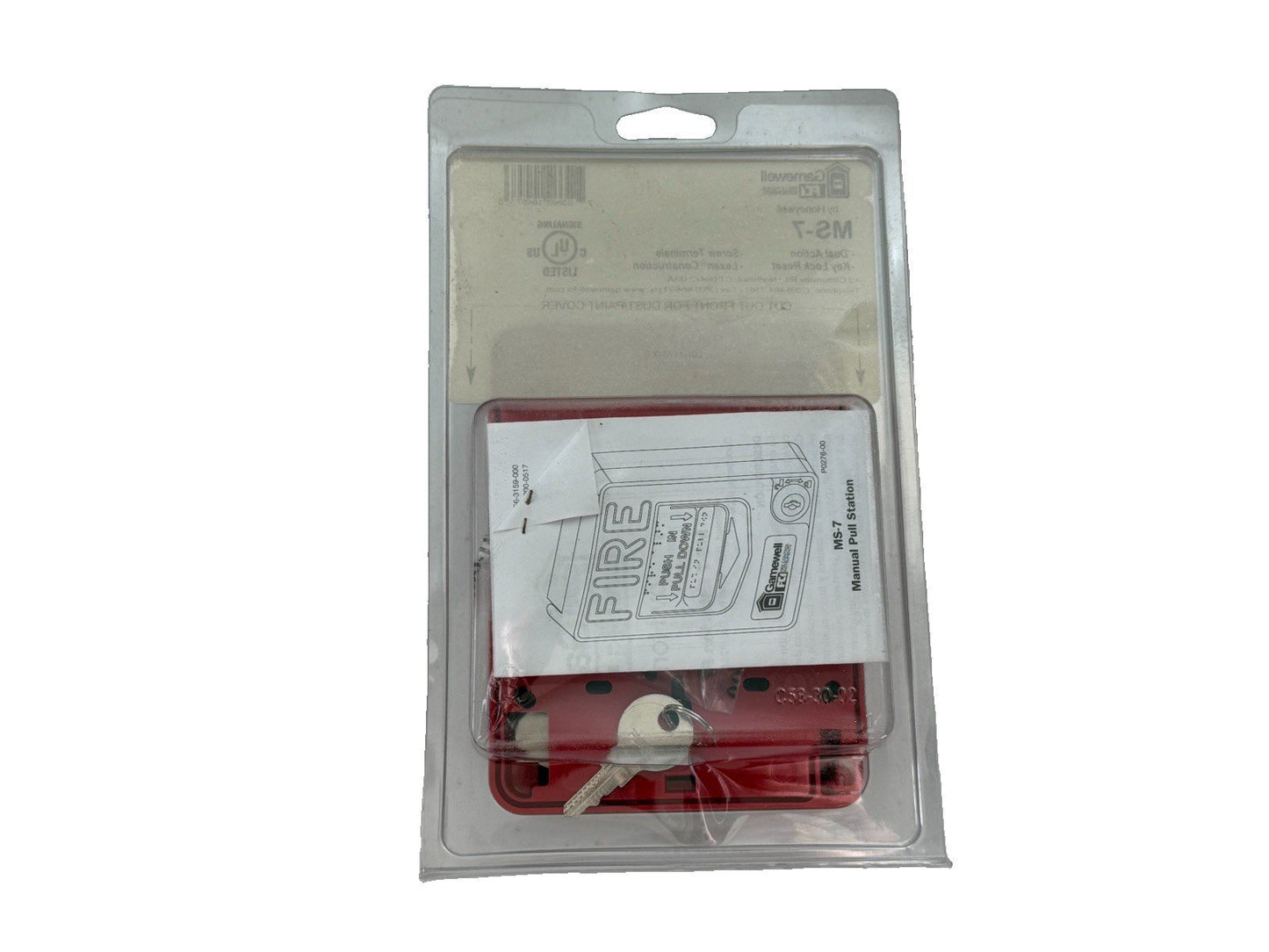 Gamewell-FCI MS-7 Fire Alarm Pull Station (NEW IN BOX)