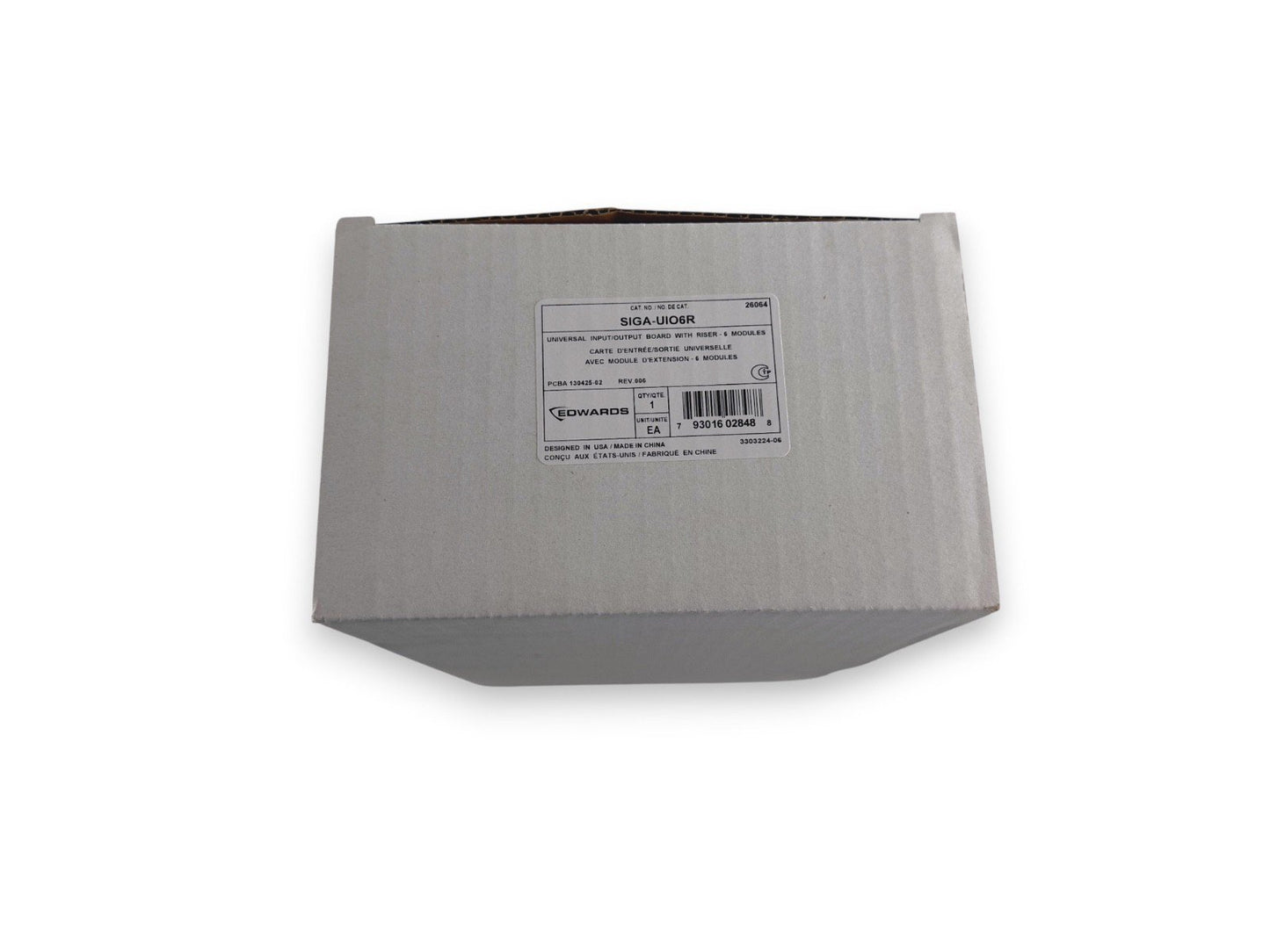 EST Edwards SIGA-UIO6R Universal Input/Output Board w/ Riser (NEW IN BOX)