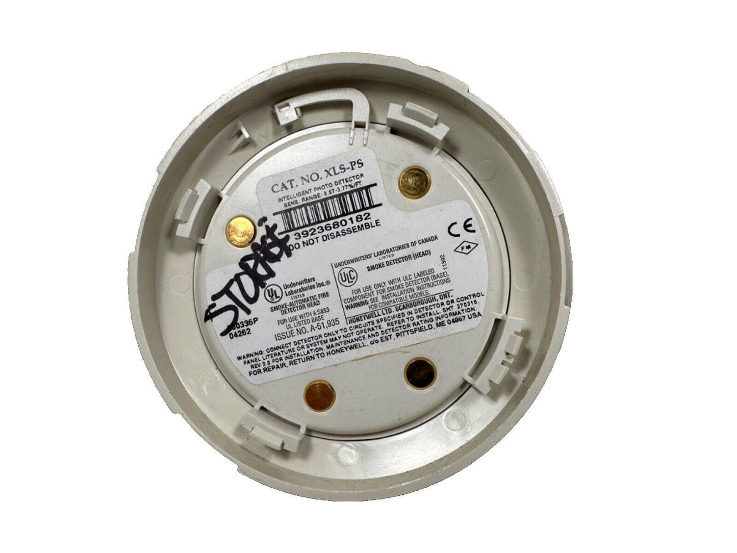 Honeywell XLS-PS intelligent photo smoke detector head, UL listed fire alarm component