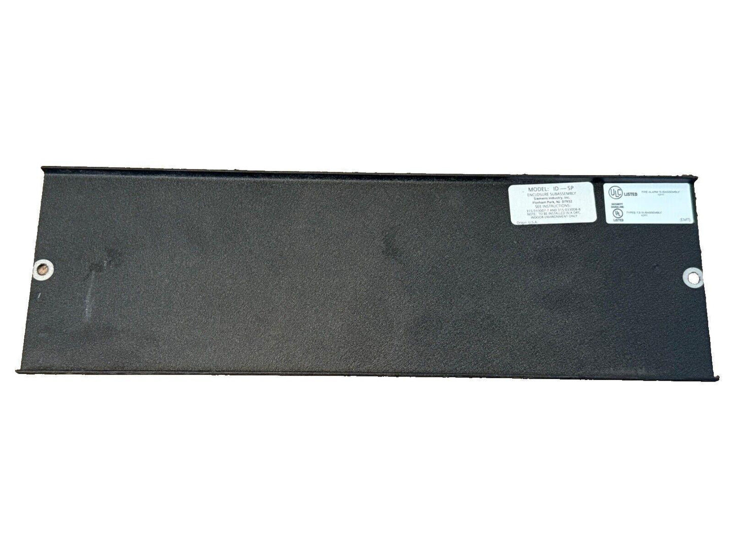 Siemens ID-SP Fire Alarm Inner Door Single Module Blank Plate