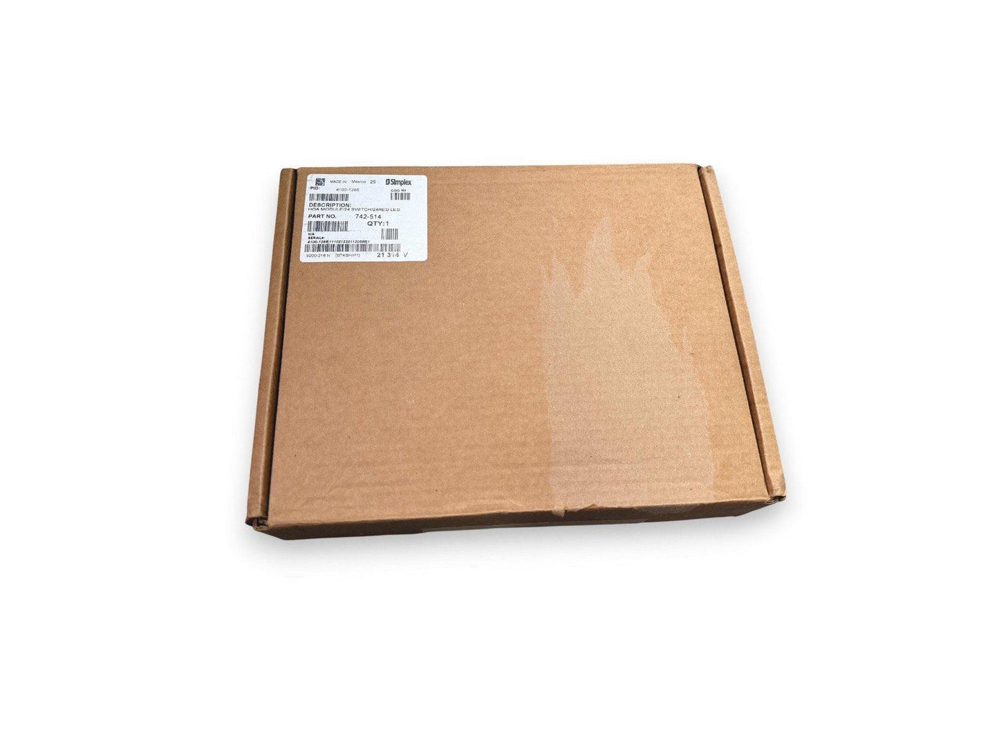 Simplex 4100-1286 Fire Alarm HOA Module 24 Switch 24 Red LED (NEW IN BOX)