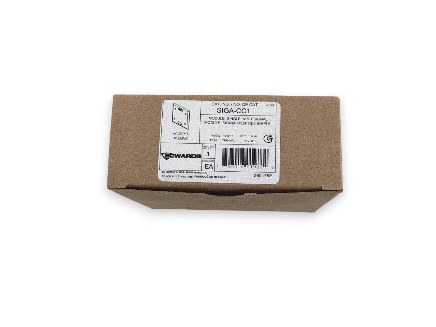 EST Edwards SIGA-CC1 Single Input Signal Module (NEW IN BOX)