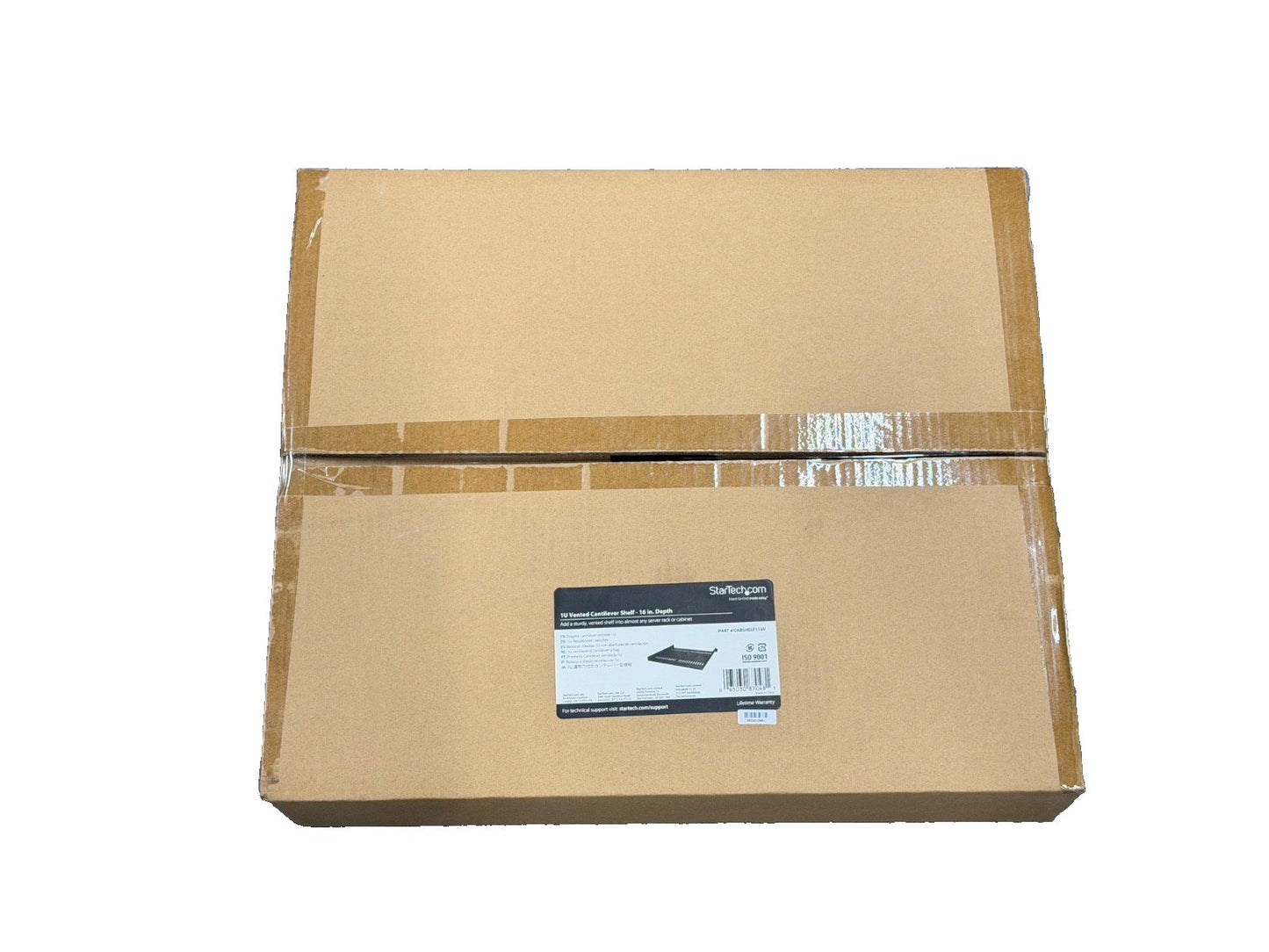Startech CABSHELF116V 1U Vented Cantilever Shelf 16" Depth 44lb Max (NEW IN BOX)