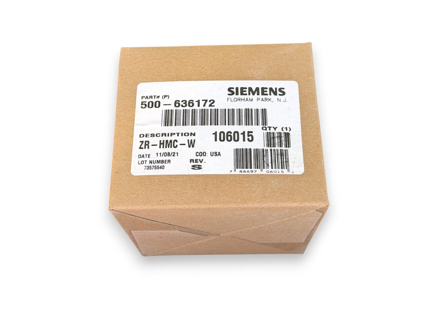 Siemens ZR-HMC-W 500-636172 Fire Alarm Strobe Wall White (NEW IN BOX)