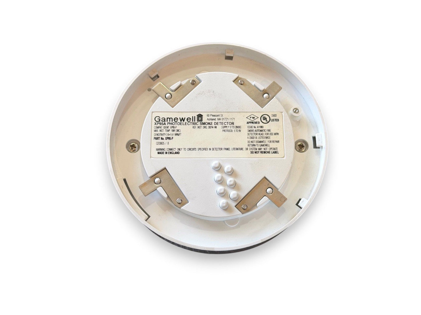 Gamewell-FCI XP95-P XP95A Photoelectric Smoke Detector