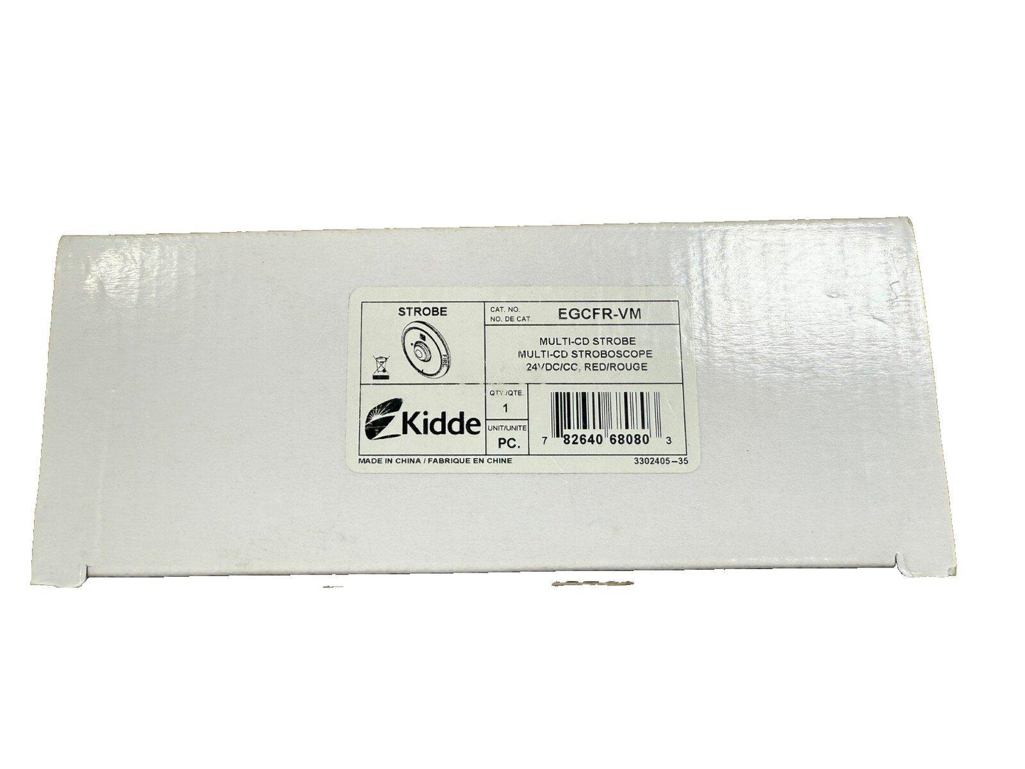 Kidde EGCFR-VM Fire Alarm Strobe Ceiling Red (NEW IN BOX)