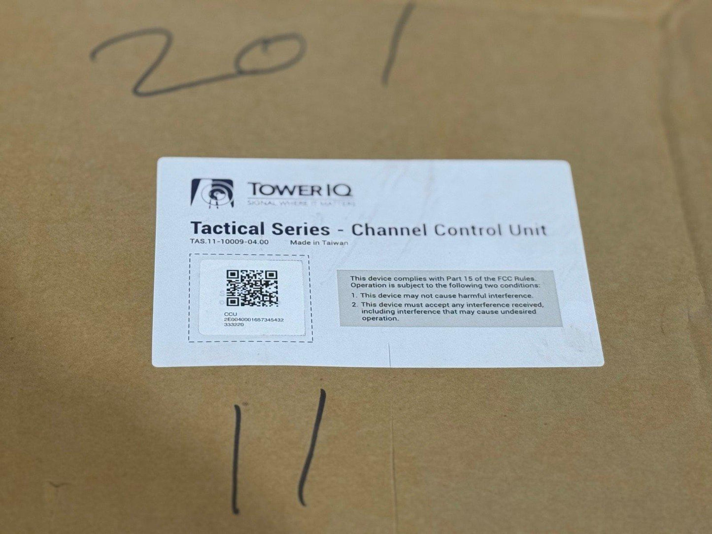 TowerIQ TAS.11-10009-04.00 Tactical Series Channel Control Unit (NEW IN BOX)