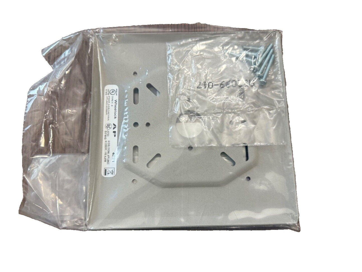 Eaton Wheelock AP-S Fire Alarm Adaptor Plate Gray (NEW IN BOX)