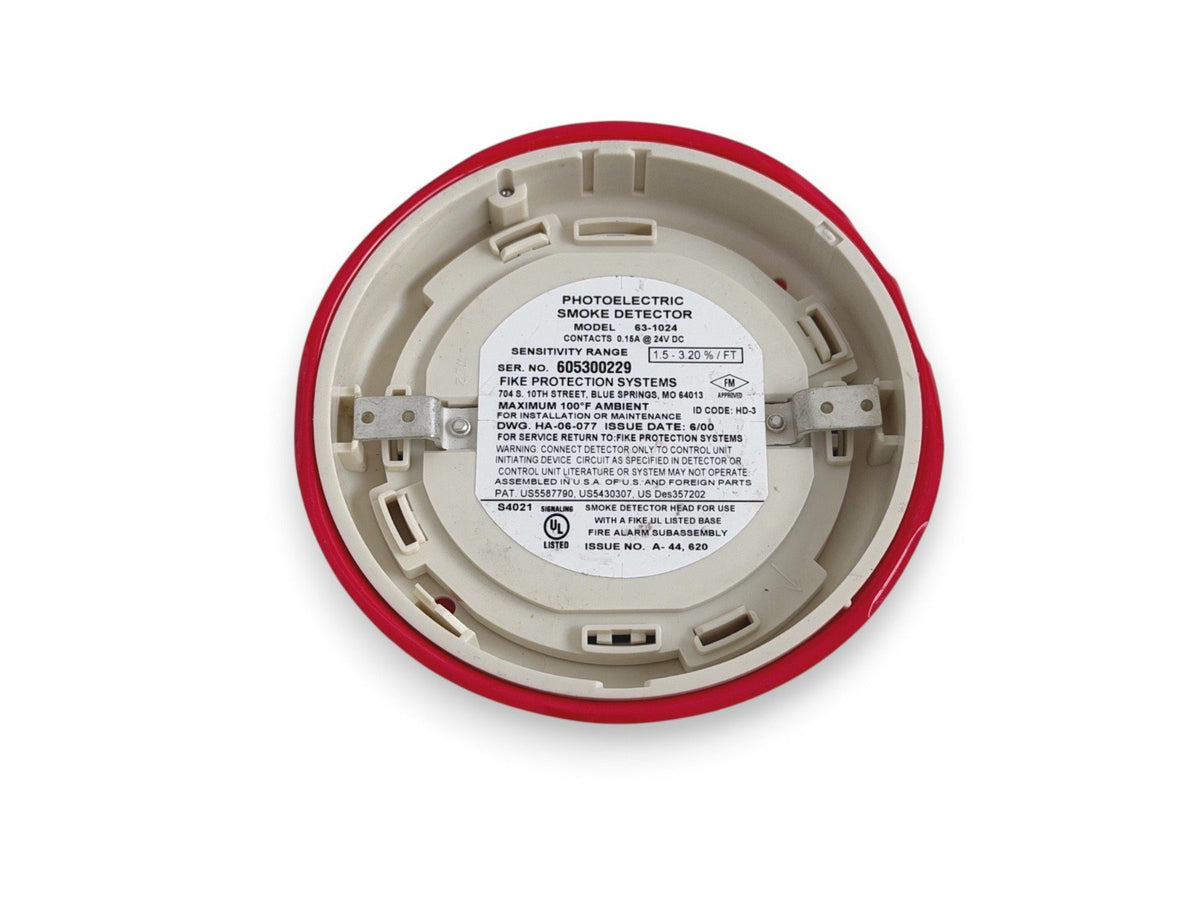 Fike 63-1024 Photoelectric Smoke Detector (NEW IN BOX)