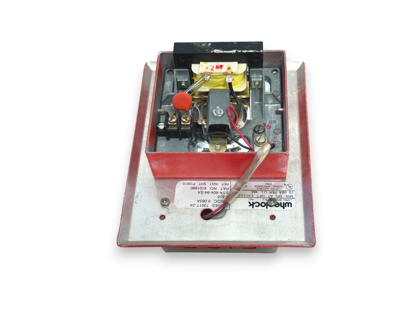 Eaton Wheelock 7001T-24 Fire Alarm Horn Strobe Tested & Working