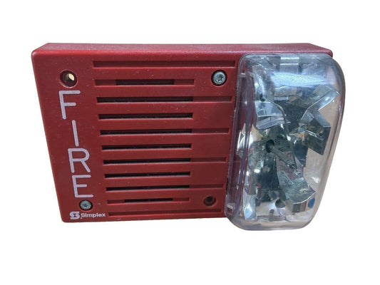 Simplex 4903-9329 Fire Alarm Speaker Strobe Wall Red