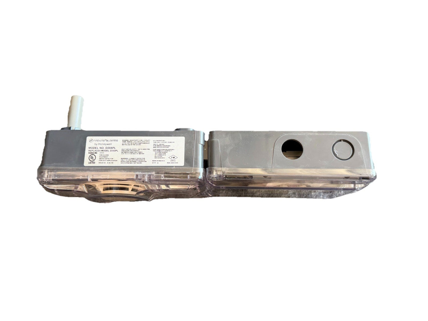 Fire-Lite D355PL Fire Alarm Duct Detector + NOTIFIER FRM-1 Relay Module