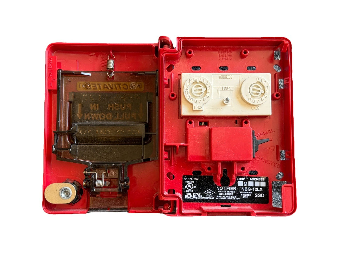 NOTIFIER NBG-12LX Fire Alarm Pull Station