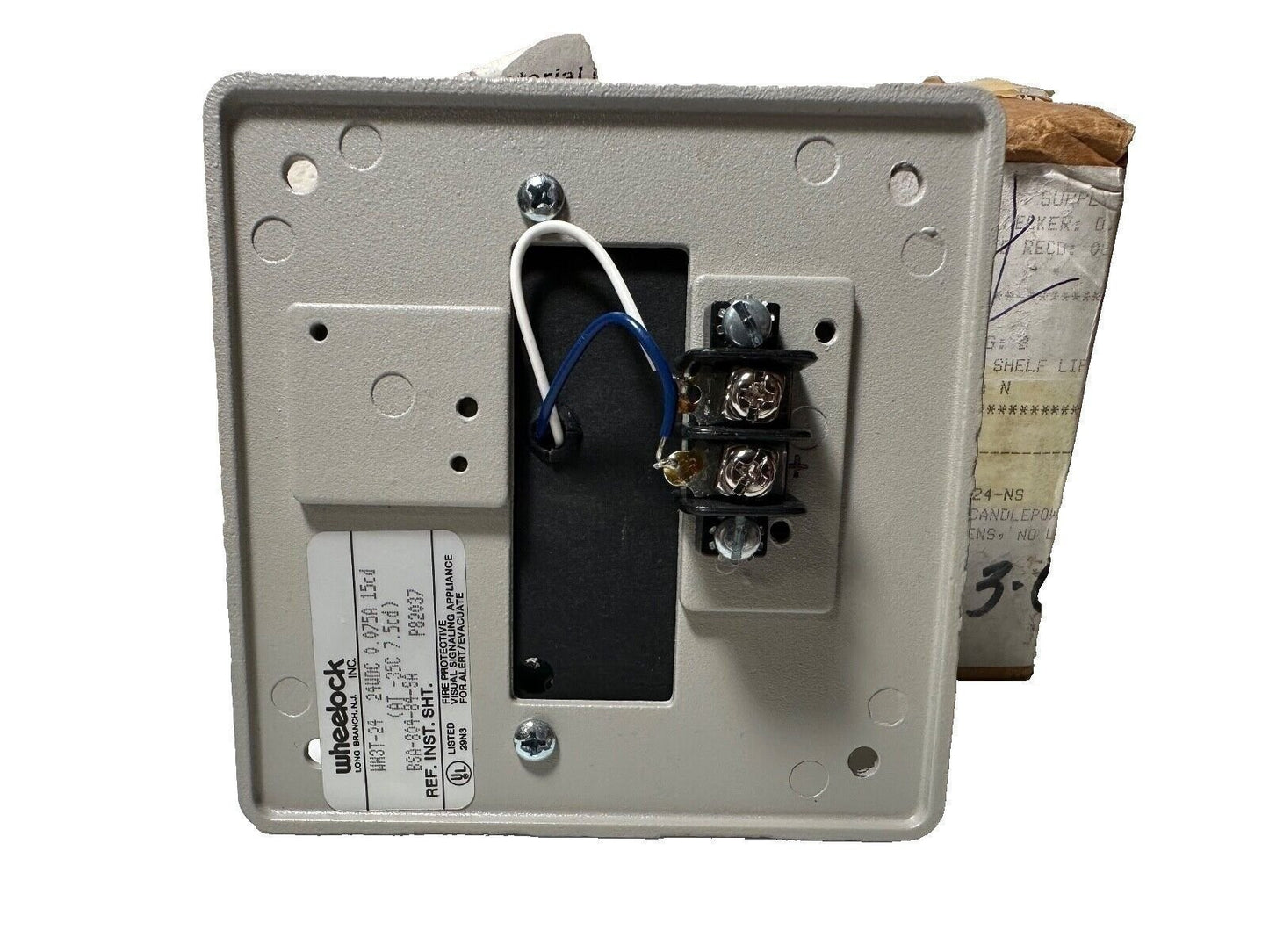 Eaton Wheelock WH3T-24 Fire Alarm Grey Strobe (NEW IN BOX)