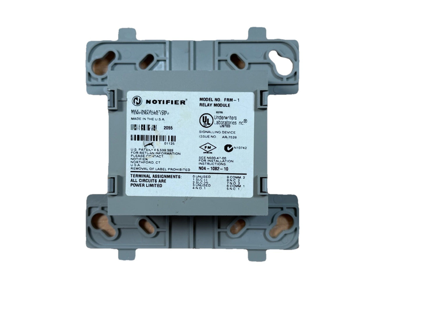 NOTIFIER FRM-1 Fire Alarm Relay Module