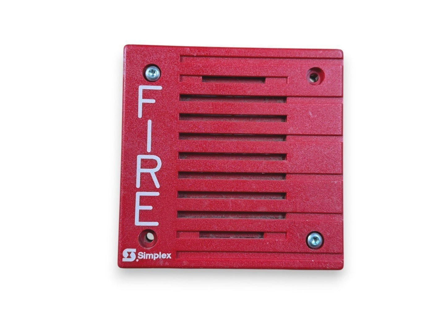 Simplex 4901-9805 Fire Alarm Electromechanical Horn Wall Red