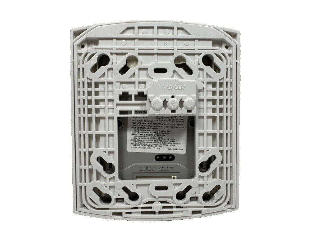 System Sensor SWK-P Fire Alarm Strobe Wall White No Lettering
