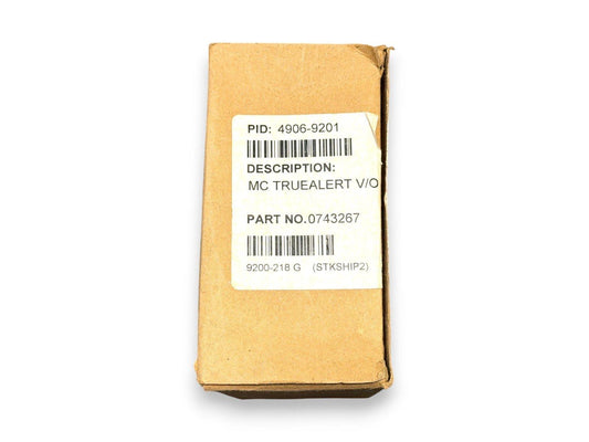 MC TrueAlert V/O fire alarm component in original box, part no. 0743267, PID 4906-9201