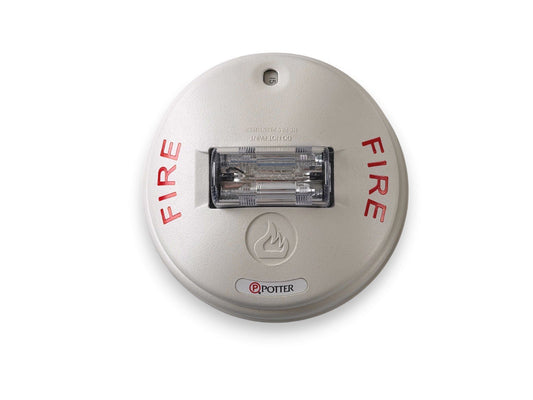 Potter CS-24W Fire Alarm Strobe Ceiling White