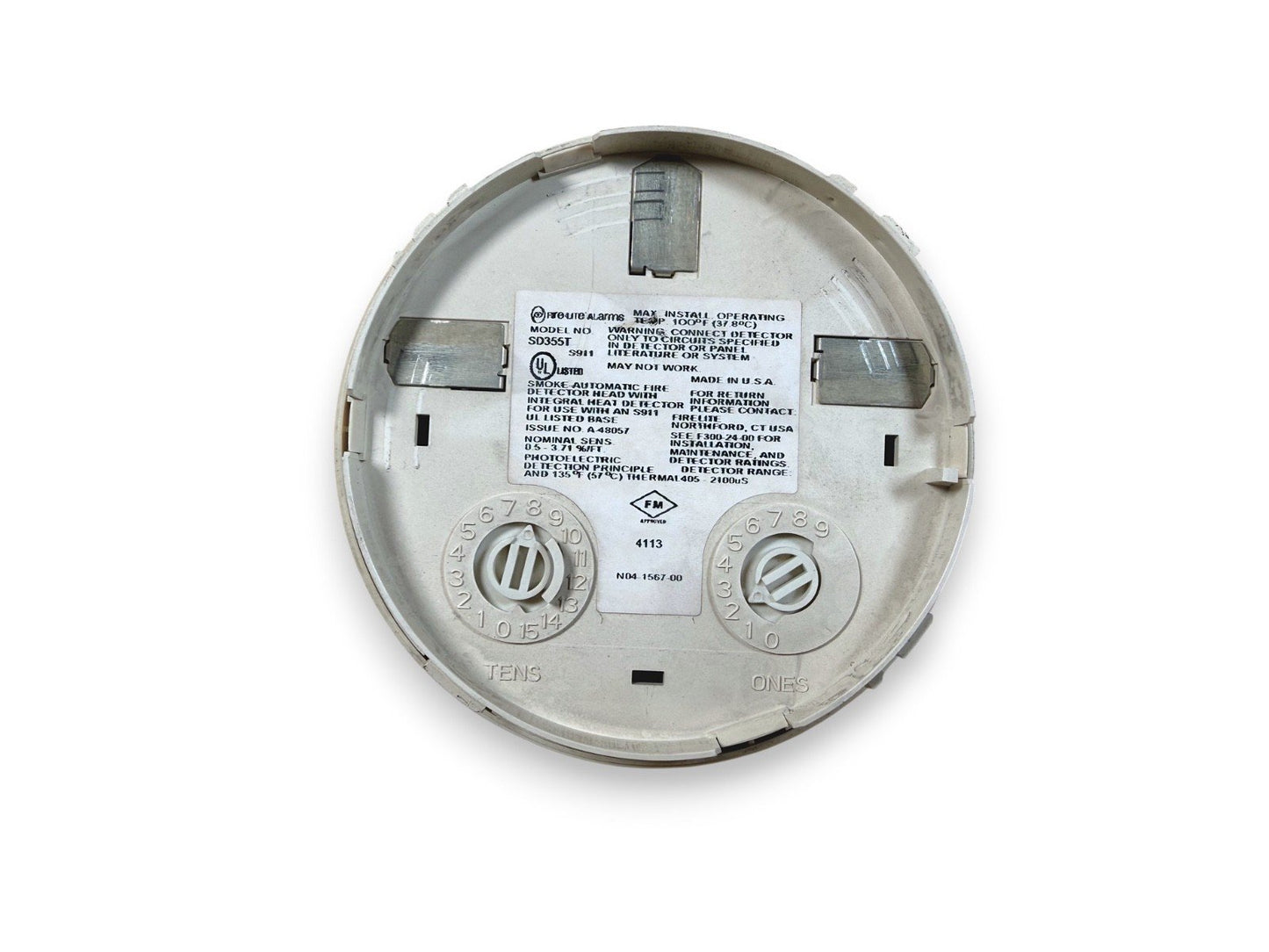Fire-Lite SD355T Fire Alarm Smoke + Thermal Detector Head