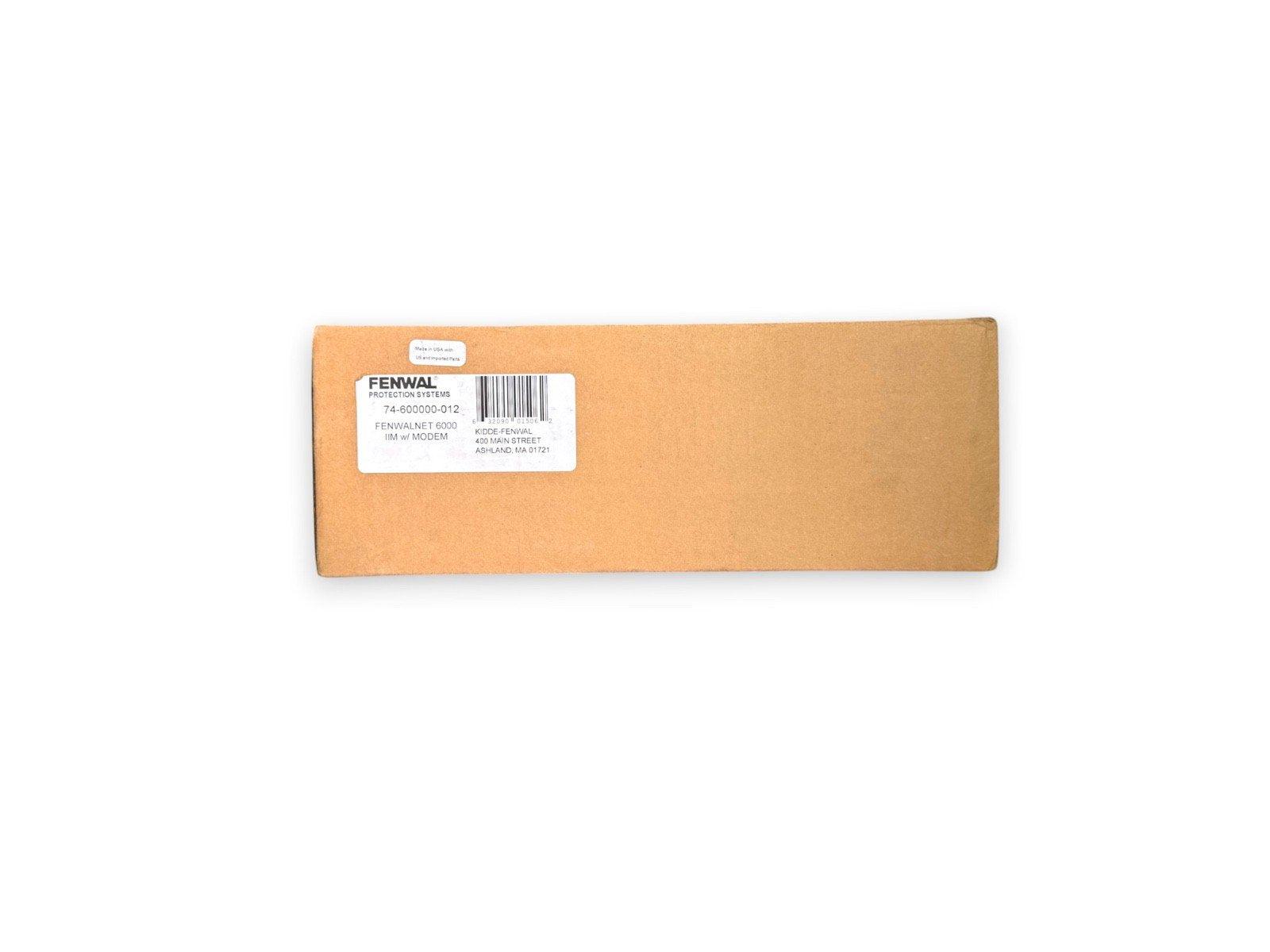Fenwal fire alarm equipment box, model 74-600000-012, IIM with modem, new surplus