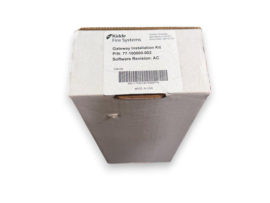 Kidde Fire Systems Gateway Installation Kit box, P/N 77-100000-002, software revision AC, made in USA