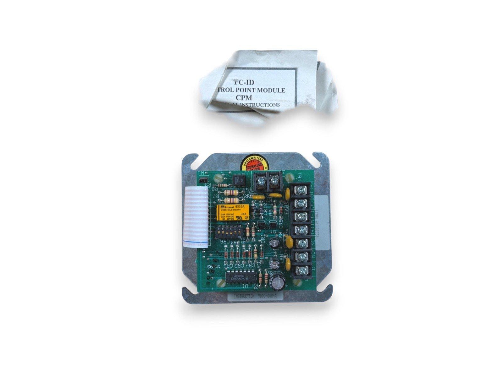FC-ID Control Point Module CPM for fire alarm systems with instruction sheet
