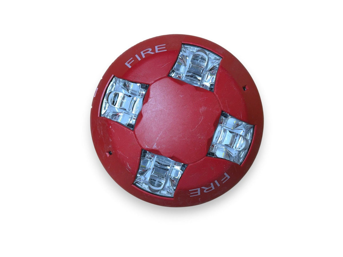 EST Edwards GCVRF Fire Alarm Strobe Ceiling Red