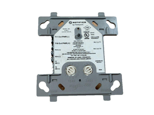Notifier FCM-1 Fire Alarm Control Module with UL Listed Label and Address Dials