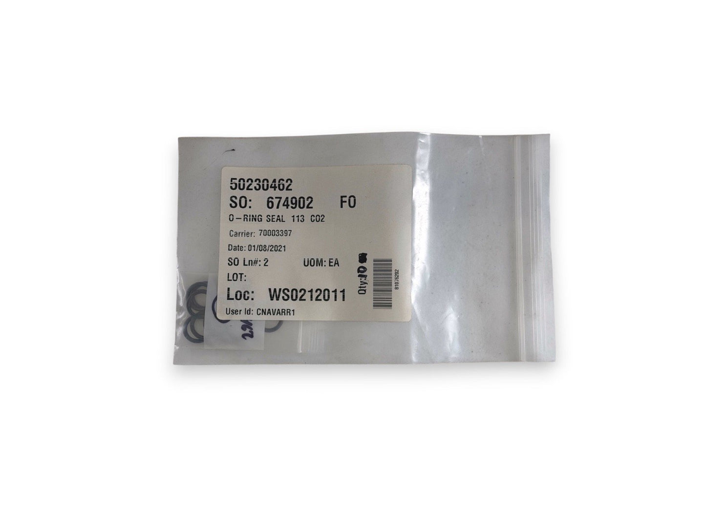 LOT OF 10 Kidde-Fenwal 50230462 Pilot Valve Small Piston O-Ring (NEW)