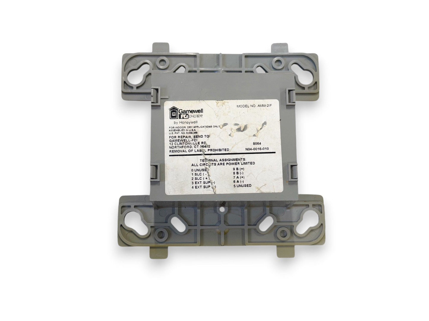 Gamewell-FCI AMM-2IF Fire Alarm Addressable Dual Monitor Module