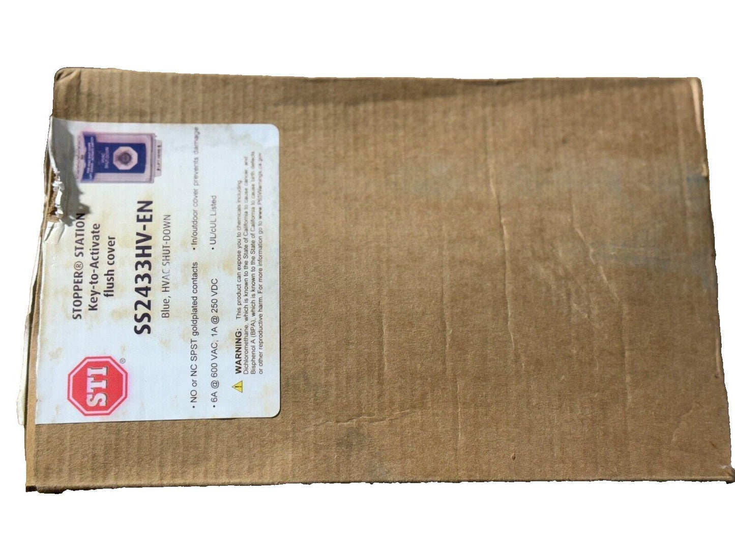 STI STOPPER SS2433HV-EN HVAC Shut-down Key-to-activate Station (NEW IN BOX)
