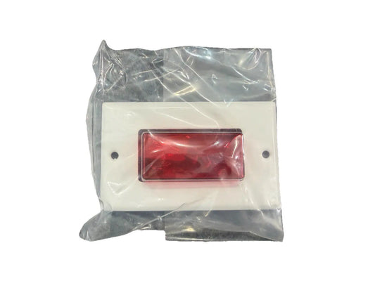 Space Age Electronics KA0133 White/Red V33 Guardian Light CoverLens (NEW IN BOX) Space Age Electronics