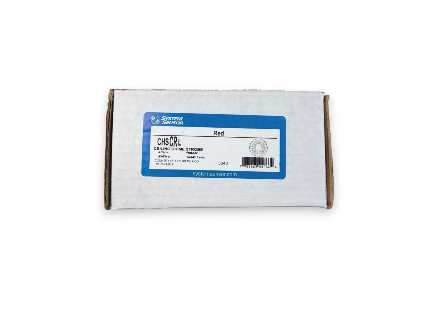 System Sensor CHSCRL Fire Alarm Ceiling Chime Strobe Red (NEW IN BOX)