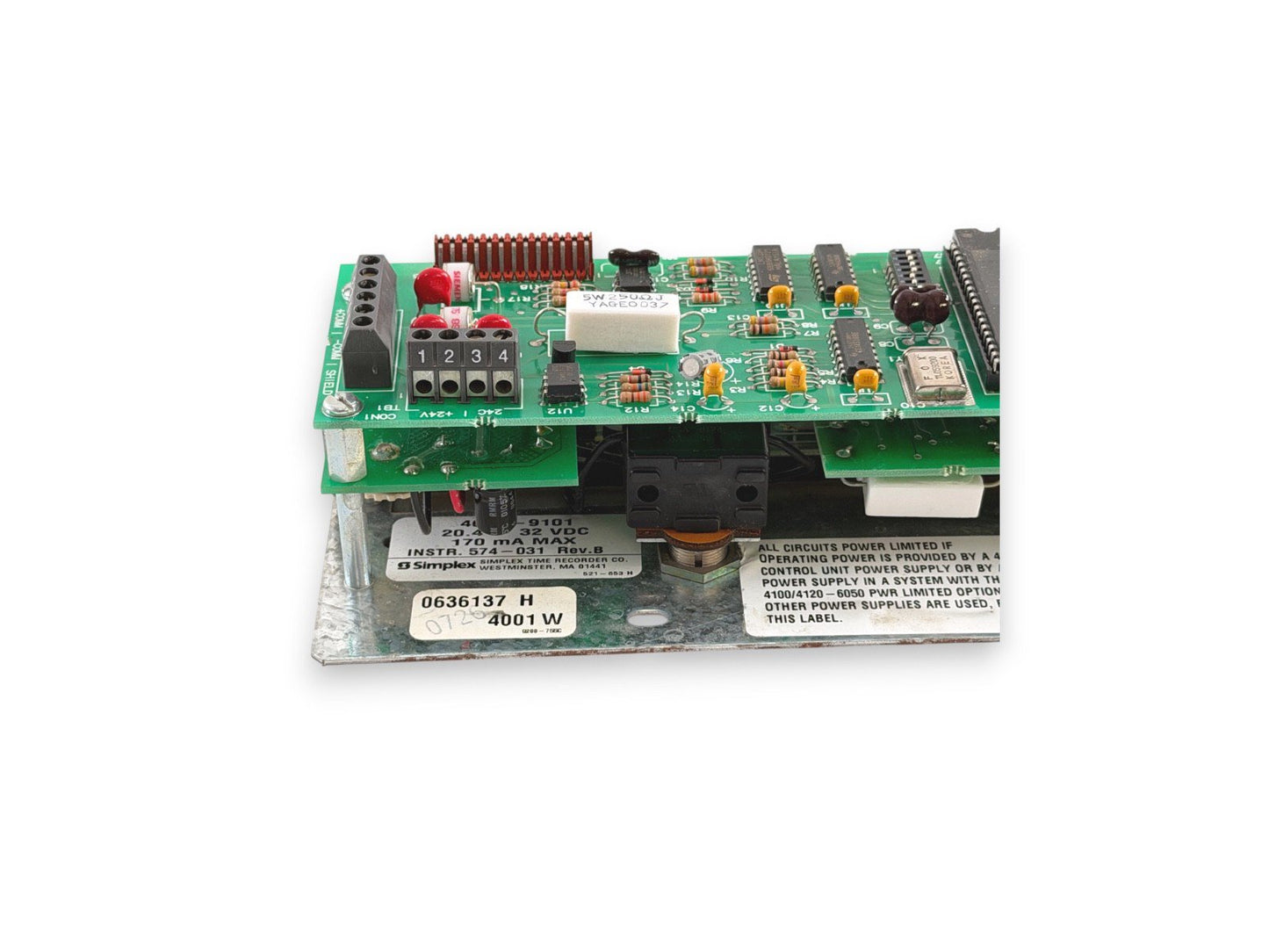 Simplex 4603-9101 Fire Alarm Control Panel Annunciator