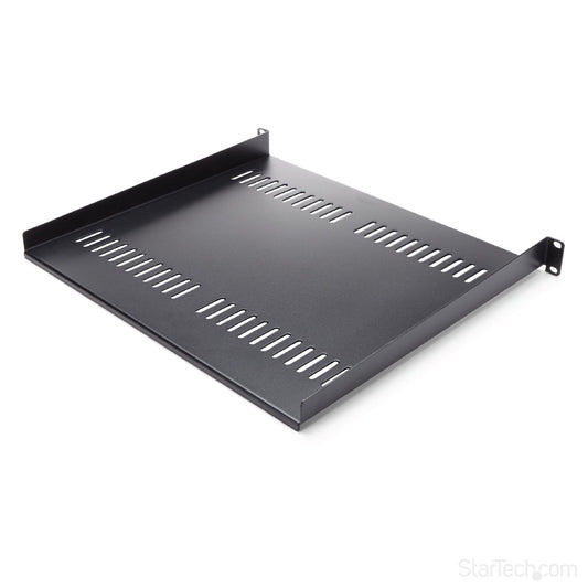 Startech CABSHELF116V 1U Vented Cantilever Shelf 16" Depth 44lb Max (NEW IN BOX)