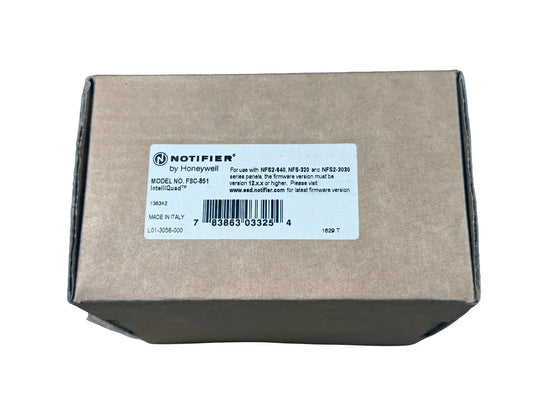 NOTIFIER FSC-851 IntelliQuad Advanced Multi-Criteria Detector (NEW IN BOX) NOTIFIER