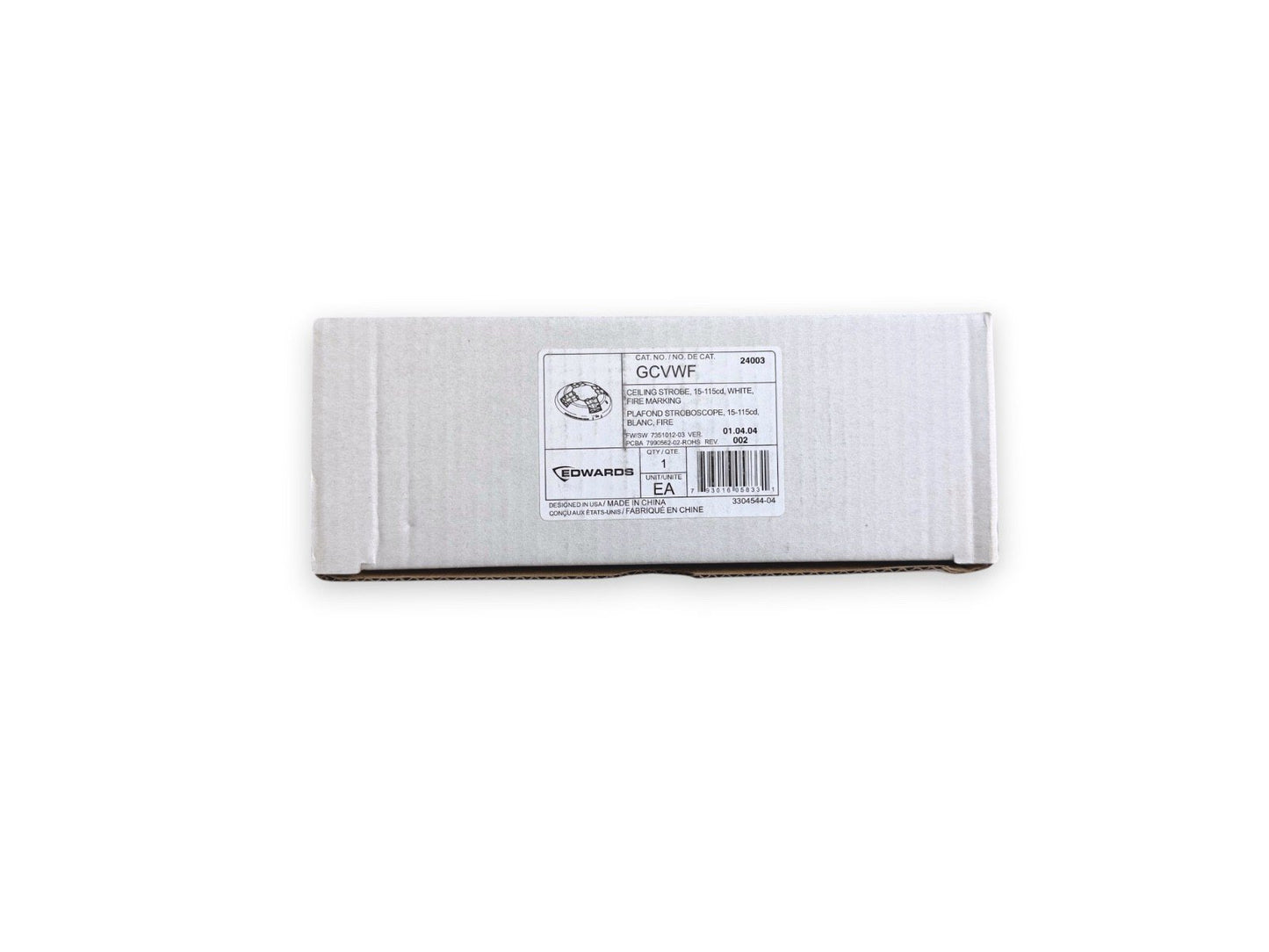 EST Edwards GCVWF Fire Alarm Strobe Ceiling White (NEW IN BOX)