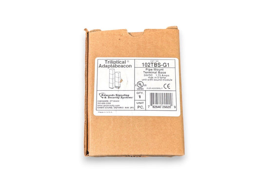 Edwards Signaling 102TBS-G1 Trilipitcal Adaptabeacon Pipe Mount Base NEW IN BOX