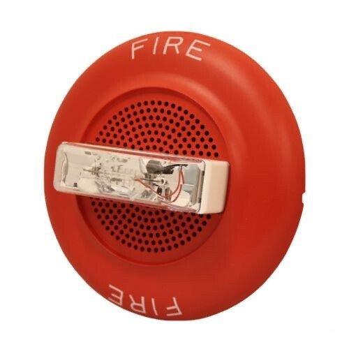 Eaton Wheelock E60H-24MCC-FR Fire Alarm Speaker Strobe Ceiling Red (NEW IN BOX)