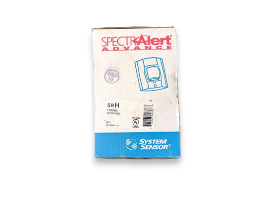 System Sensor SRH Fire Alarm Strobe Wall Red (NEW IN BOX)