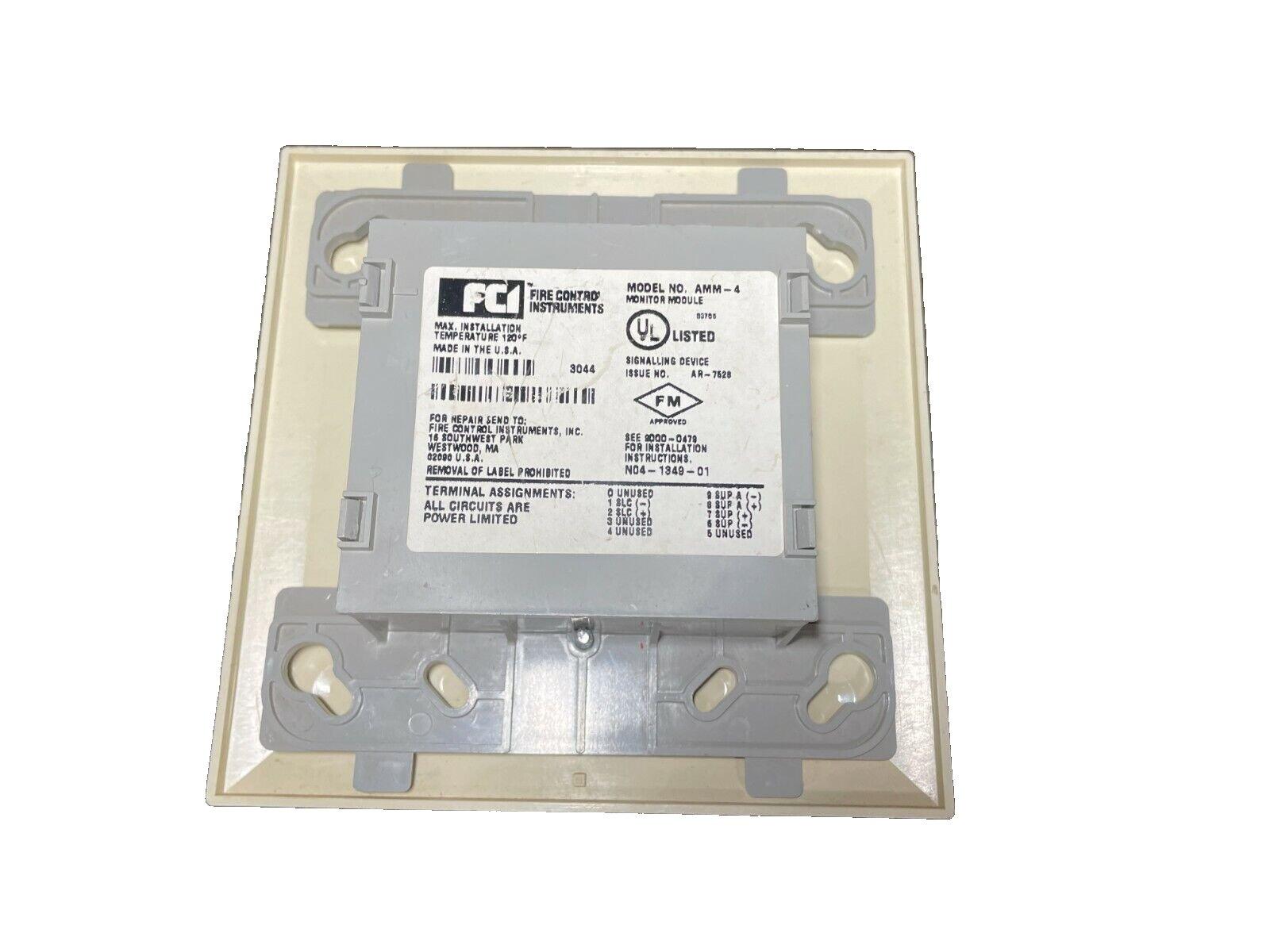 FCI AMM-4 Monitor Module for fire alarm systems, UL listed, made in USA
