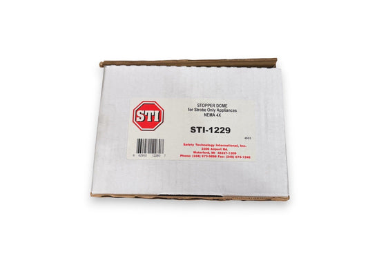 STI STI-1229 STOPPER DOME for Strobe Only Appliances NEMA 4X (NEW IN BOX)