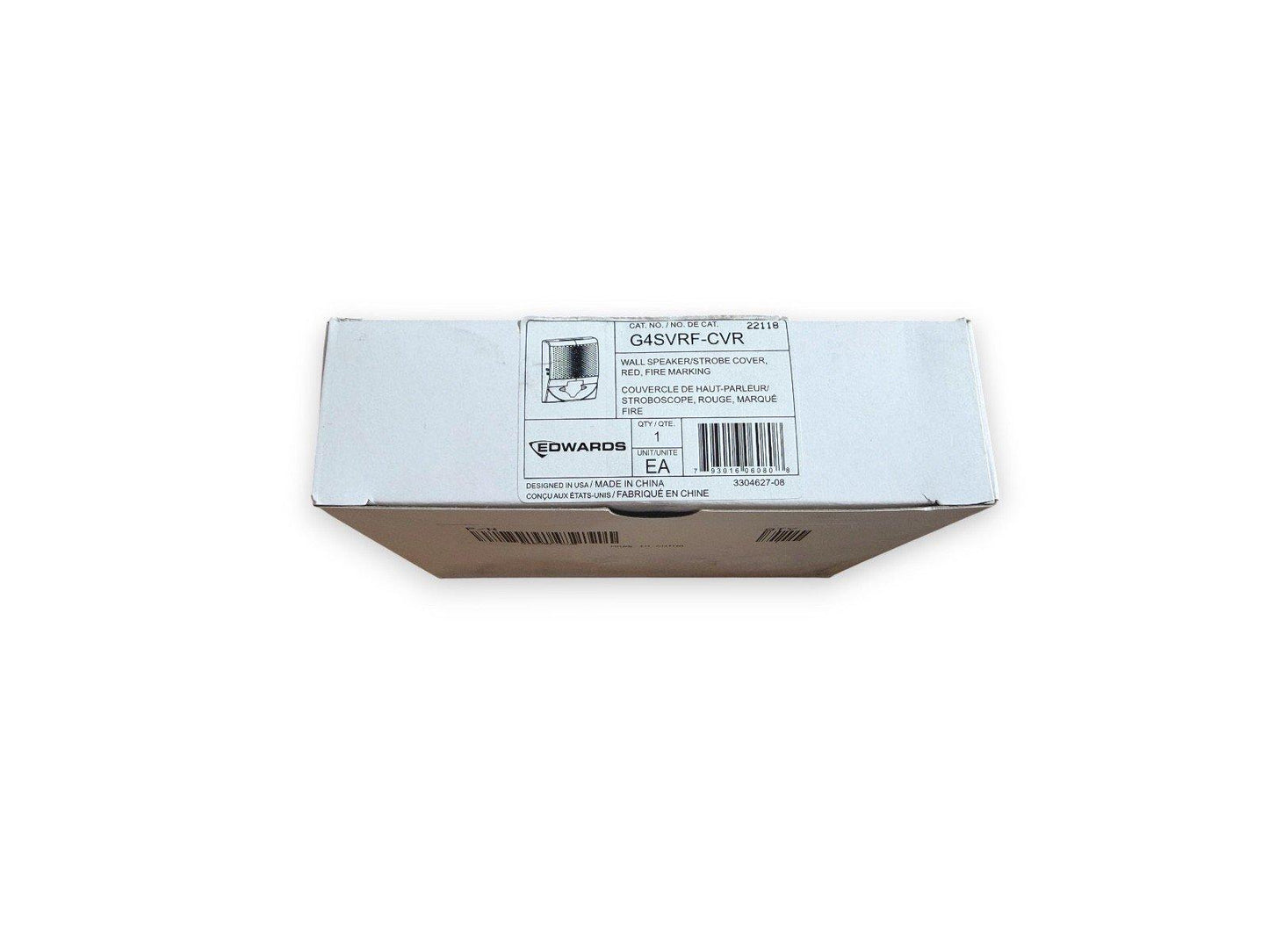 EST Edwards G4SVRF-CVR Fire Alarm Wall Speaker Strobe Cover Red (NEW IN BOX)
