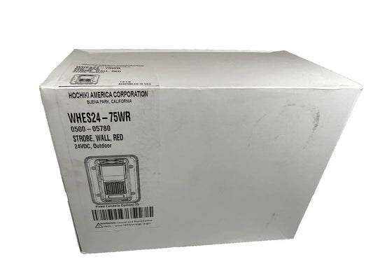 Hochiki Gentex WHES24-75WR Fire Alarm Strobe Wall Red Outdoor (NEW IN BOX) Hochiki