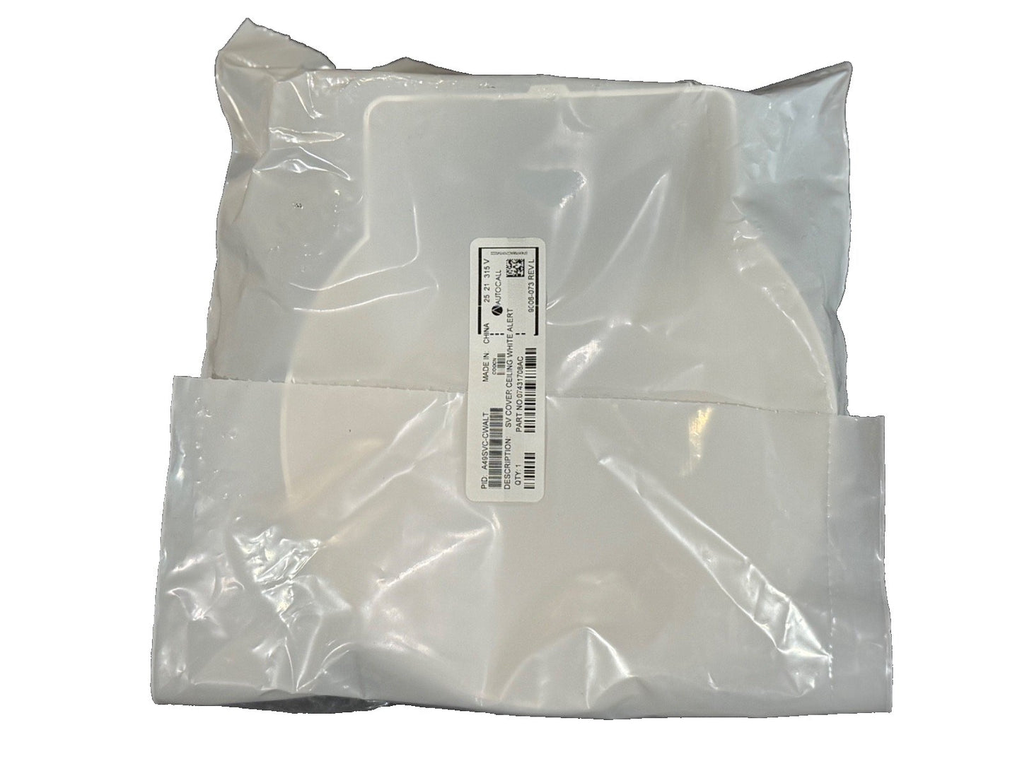 Autocall A49SVC-CWALT SV Cover Ceiling White Alert (NEW IN BOX)